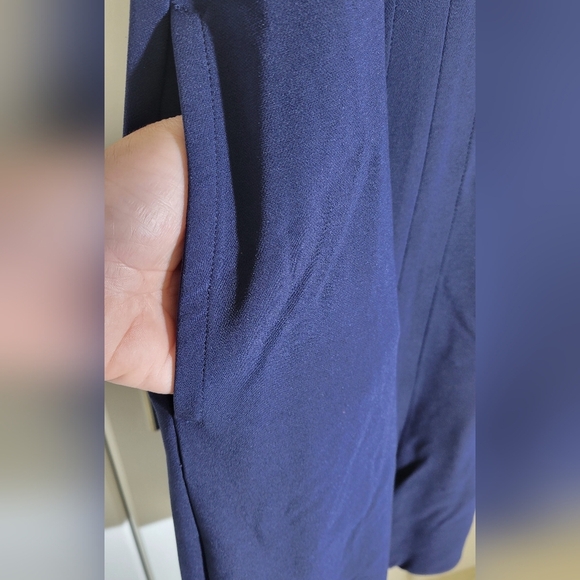 Lark & Ro Navy Sleeveless A Line Dress Size 2 - Picture 4 of 7